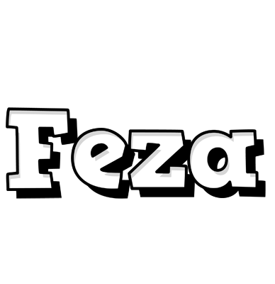 Feza snowing logo