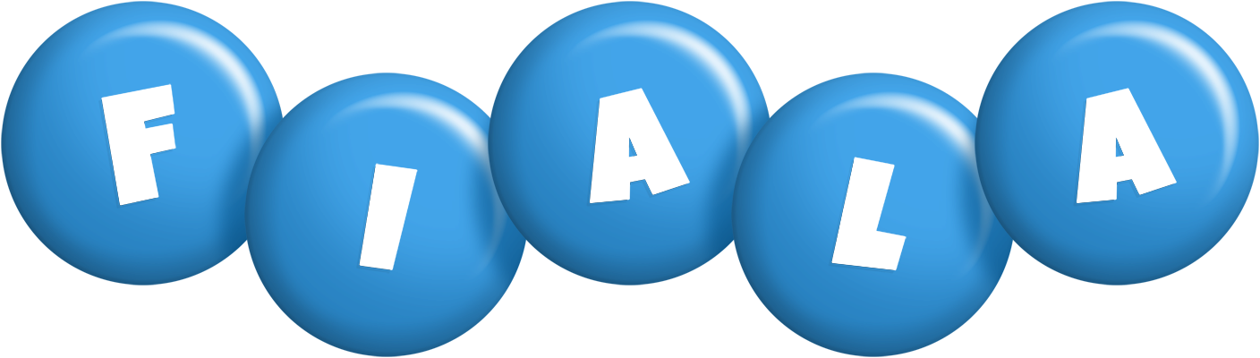 Fiala candy-blue logo