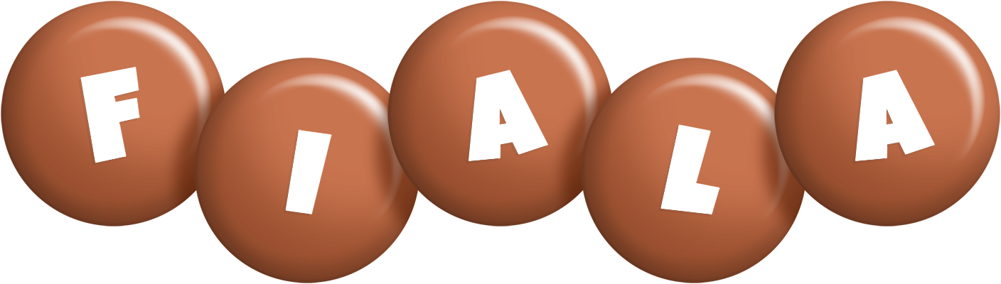 Fiala candy-brown logo