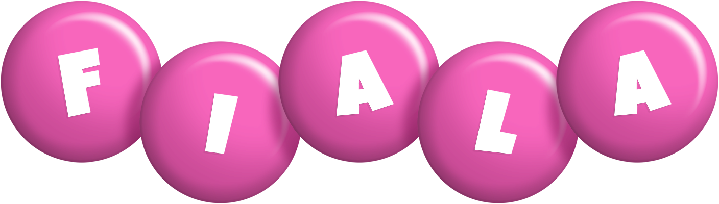 Fiala candy-pink logo