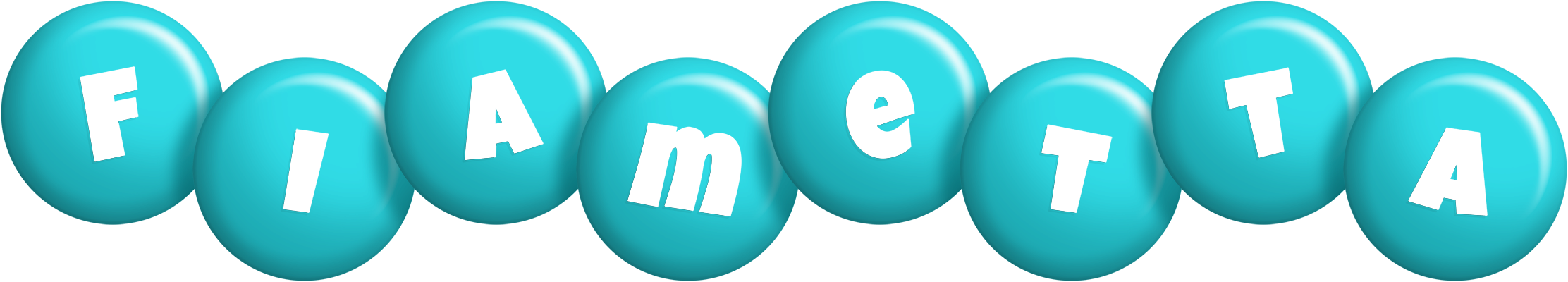 Fiametta candy-azur logo