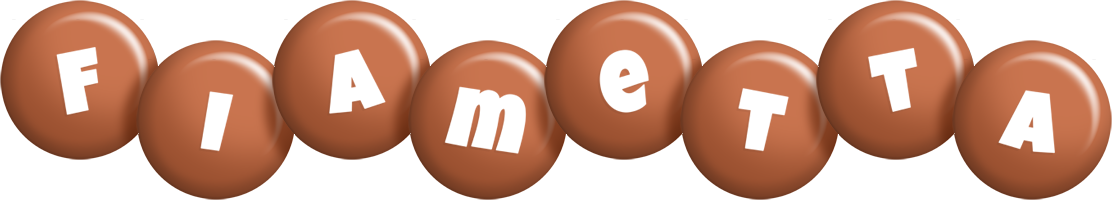 Fiametta candy-brown logo