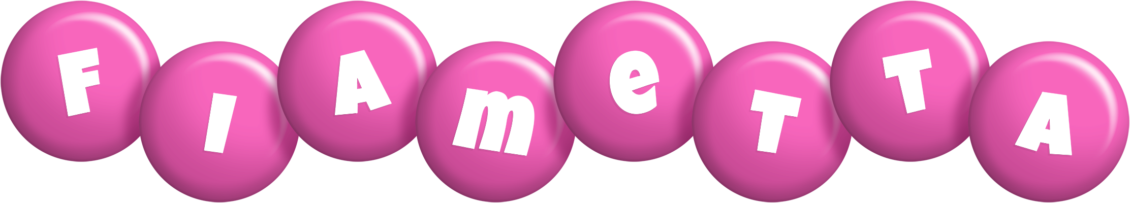 Fiametta candy-pink logo
