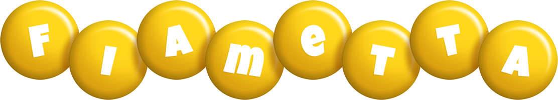 Fiametta candy-yellow logo