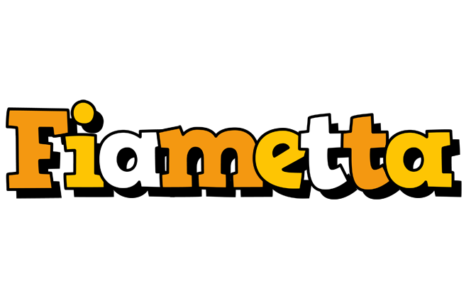 Fiametta cartoon logo