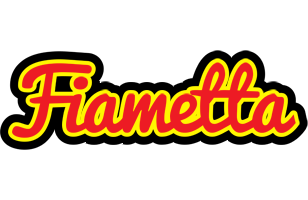 Fiametta fireman logo