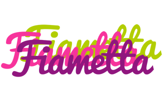 Fiametta flowers logo