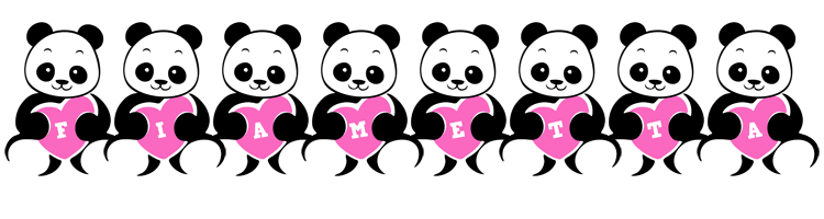 Fiametta love-panda logo