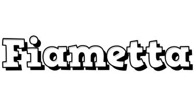 Fiametta snowing logo