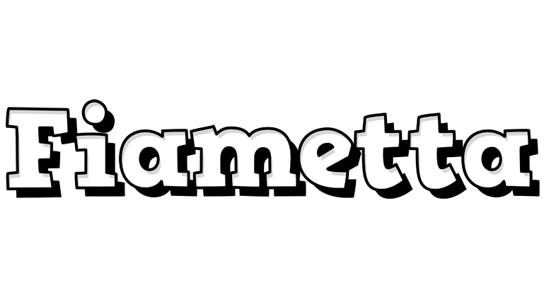 Fiametta snowing logo