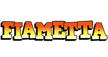 Fiametta sunset logo