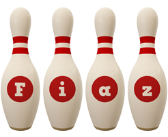 Fiaz bowling-pin logo