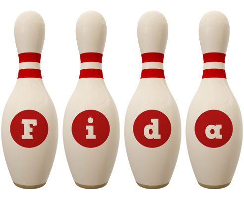 Fida bowling-pin logo