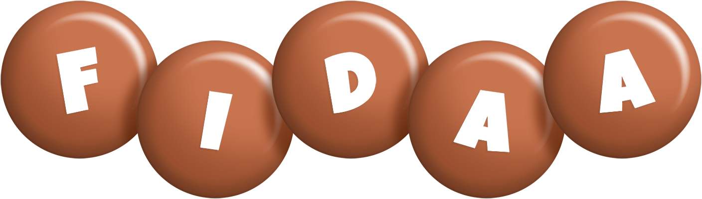 Fidaa candy-brown logo