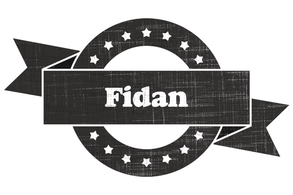 Fidan grunge logo
