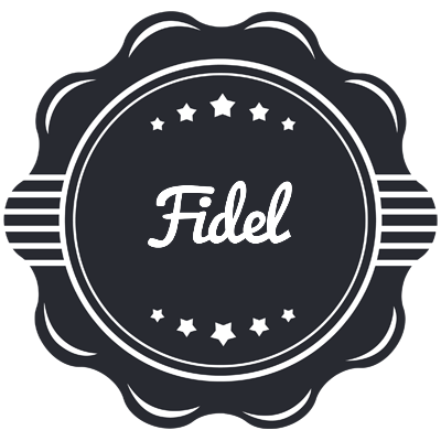 Fidel badge logo