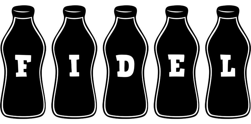 Fidel bottle logo