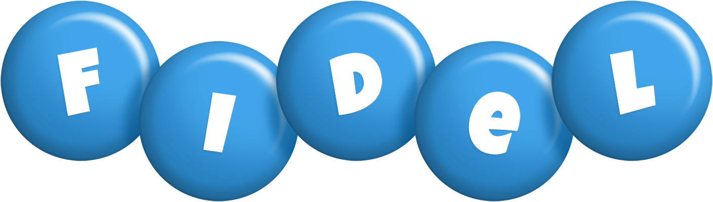 Fidel candy-blue logo