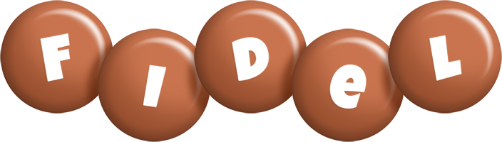 Fidel candy-brown logo