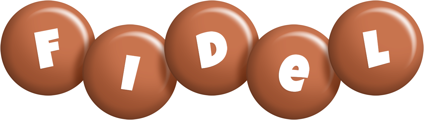 Fidel candy-brown logo