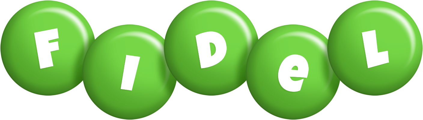 Fidel candy-green logo