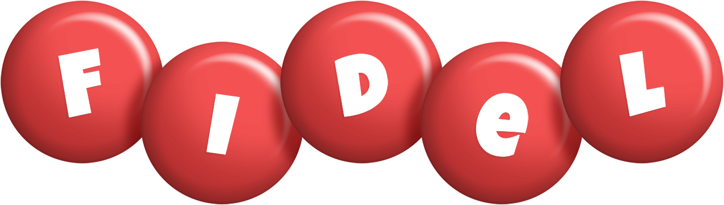 Fidel candy-red logo