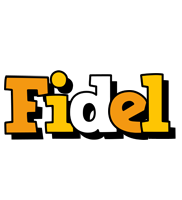 Fidel cartoon logo
