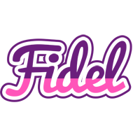 Fidel cheerful logo
