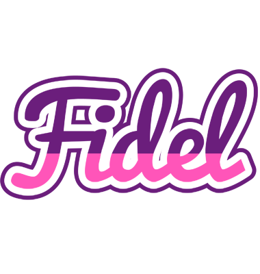 Fidel cheerful logo