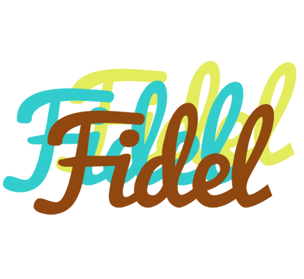 Fidel cupcake logo