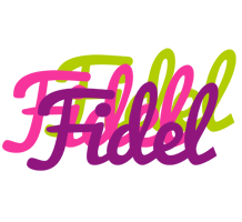 Fidel flowers logo