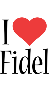 Fidel i-love logo