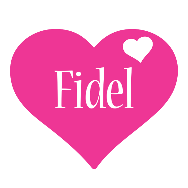 Fidel love-heart logo