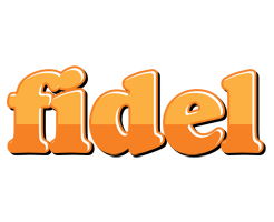 Fidel orange logo