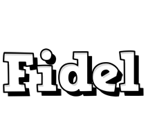 Fidel snowing logo