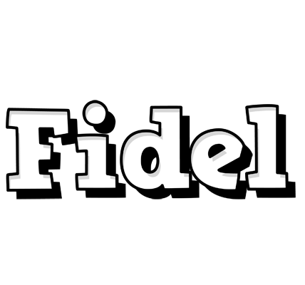 Fidel snowing logo