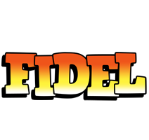 Fidel sunset logo