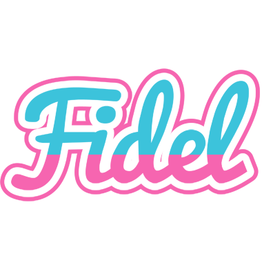 Fidel woman logo