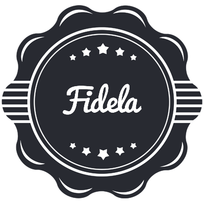 Fidela badge logo