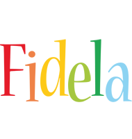 Fidela birthday logo