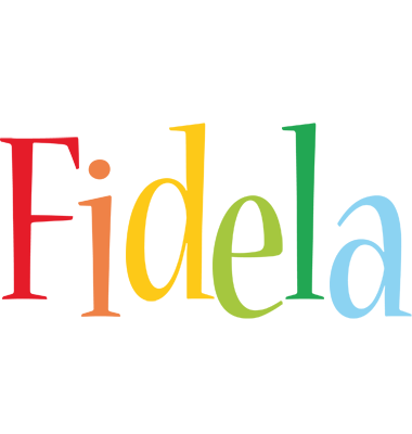 Fidela birthday logo