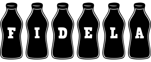 Fidela bottle logo