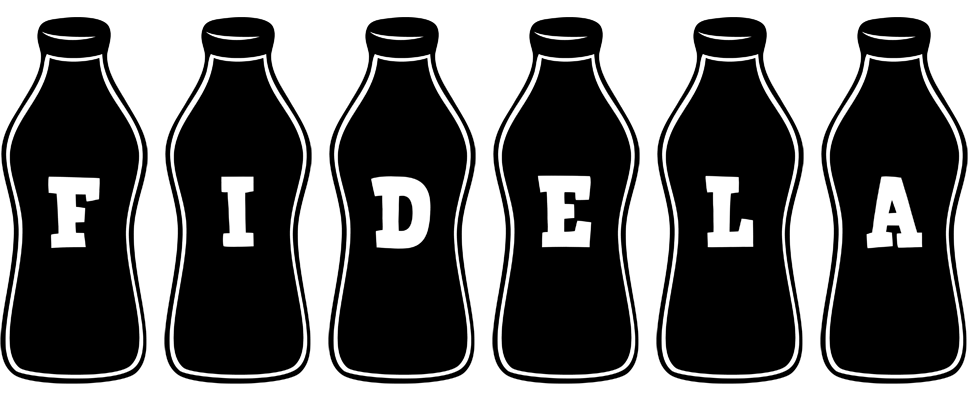 Fidela bottle logo