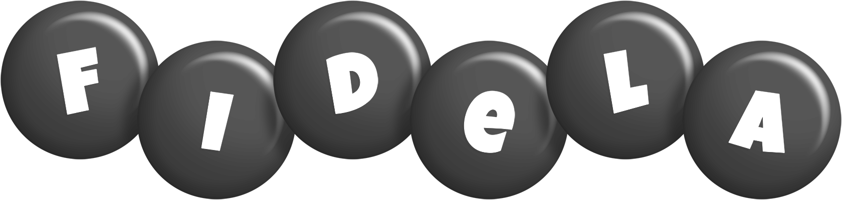 Fidela candy-black logo