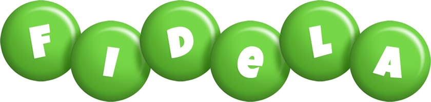 Fidela candy-green logo