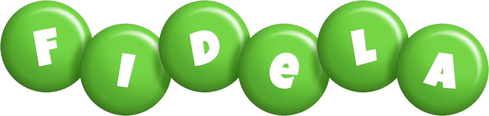 Fidela candy-green logo
