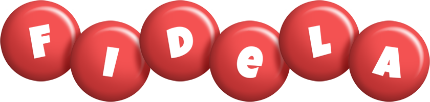 Fidela candy-red logo