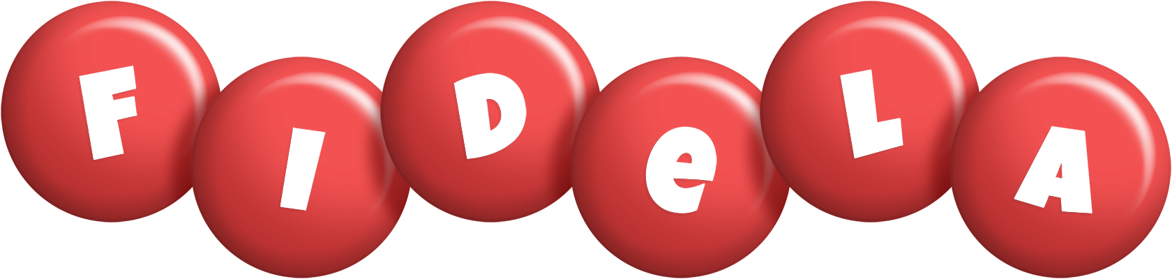 Fidela candy-red logo