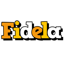 Fidela cartoon logo