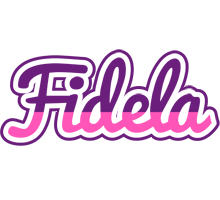 Fidela cheerful logo